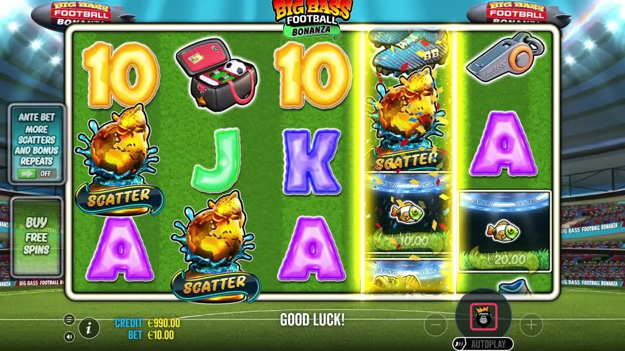 Big Bass Football Bonanza Review 2026 - RTP, Bonus and Max Win preview 3