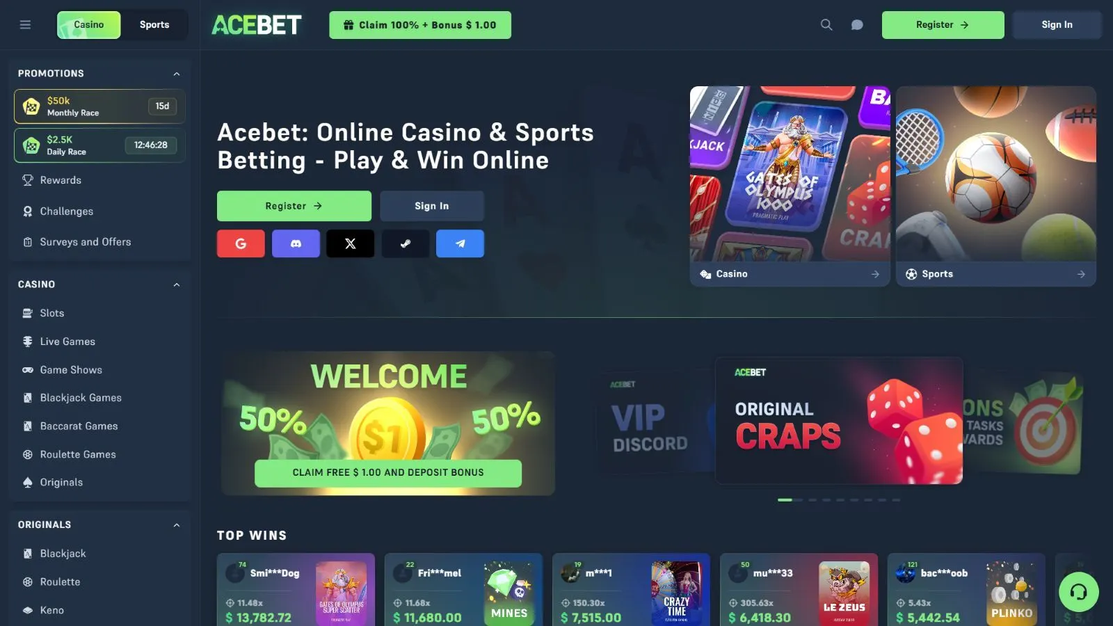 Acebet Casino Review 2026 preview 6