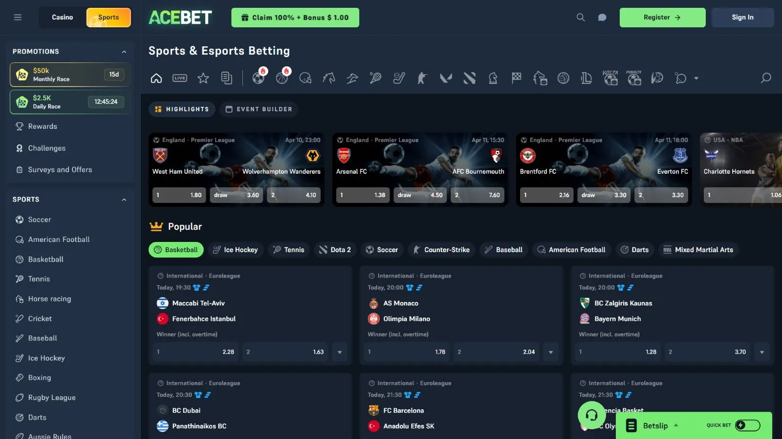 Acebet Casino Review 2026 preview 4