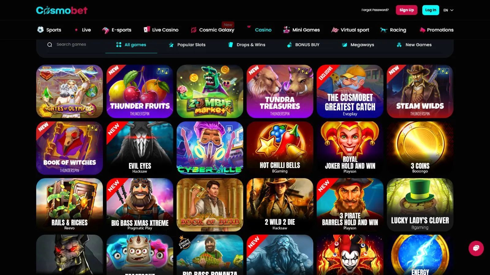 CosmoBet Casino Review 2026 preview 4