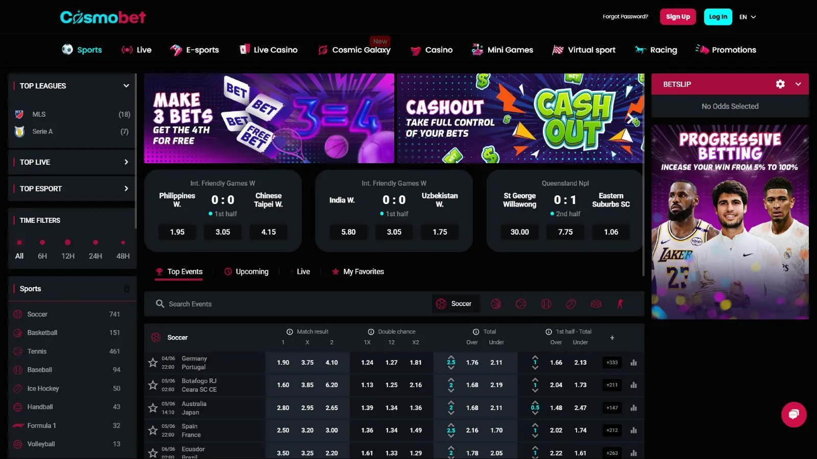CosmoBet Casino Review 2026 preview 2