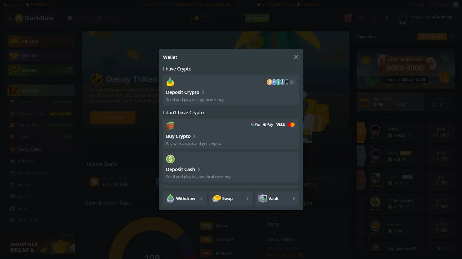 DuckDice Casino Review preview 1