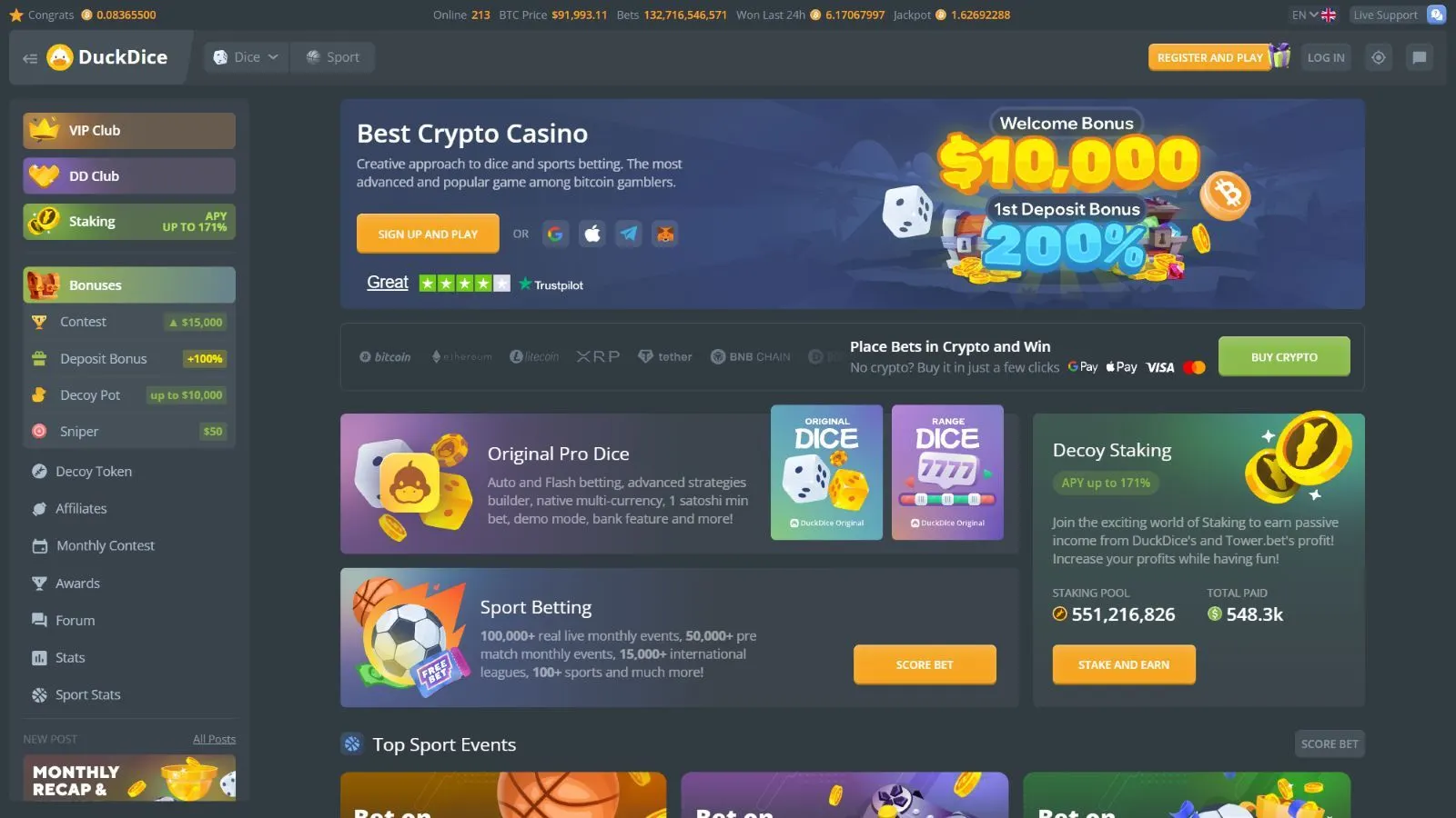 DuckDice Casino Review preview 5