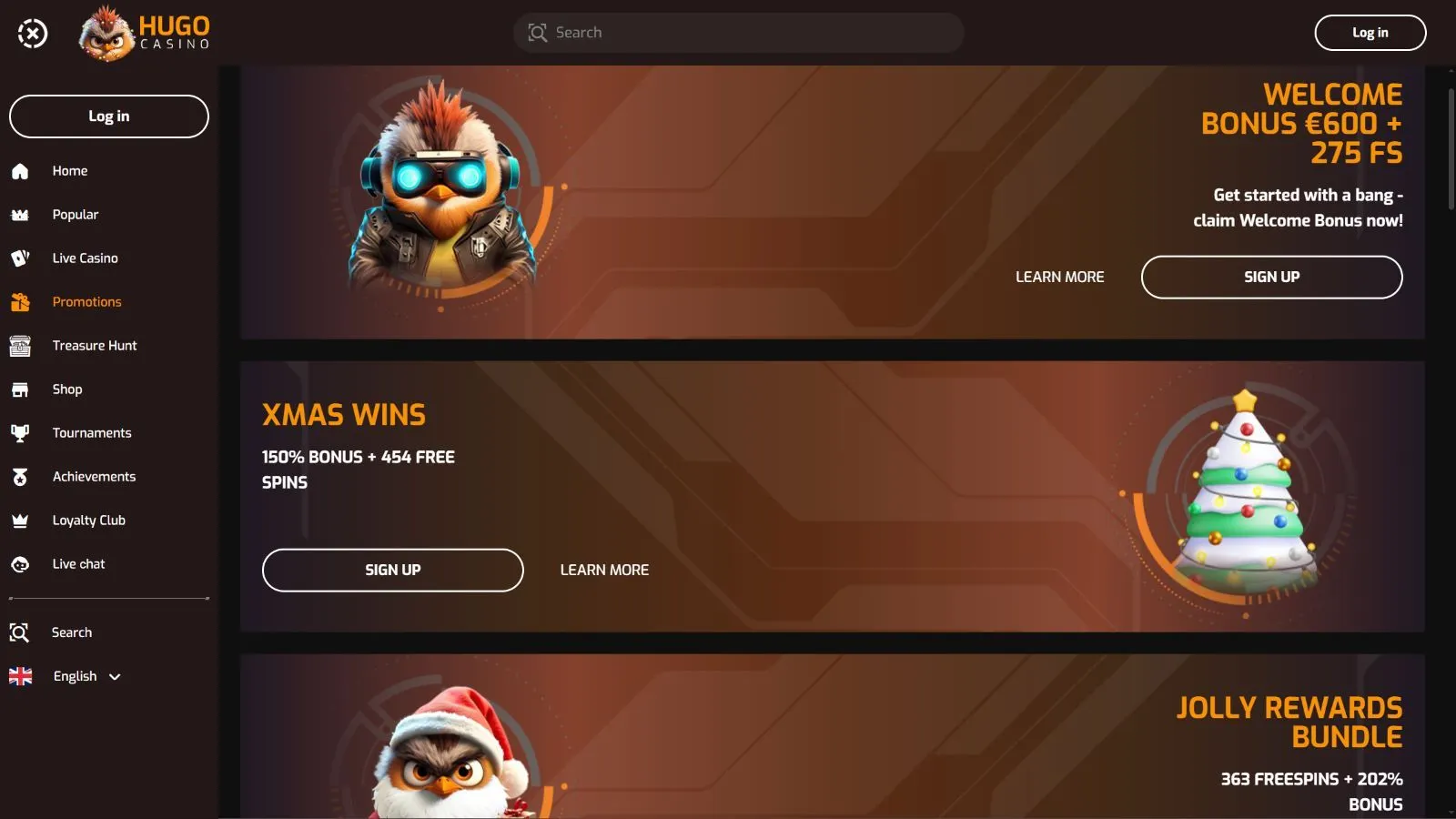 Hugo Casino Review 2026 preview 4