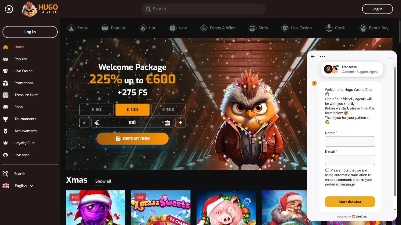 Hugo Casino Review 2026 preview 5