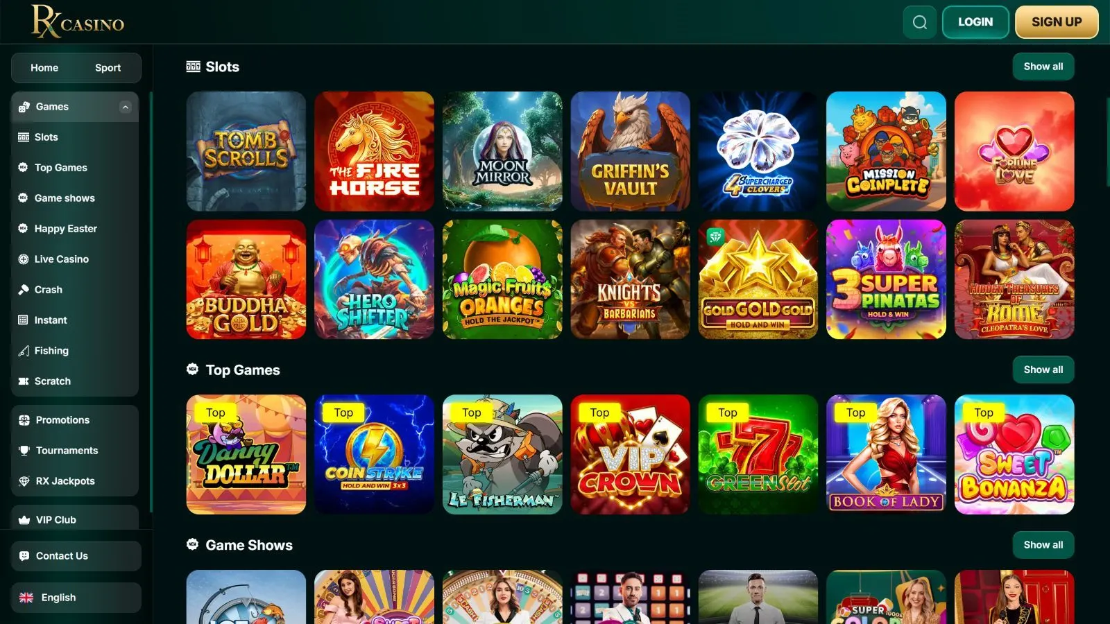 RX Casino Review 2026 preview 9