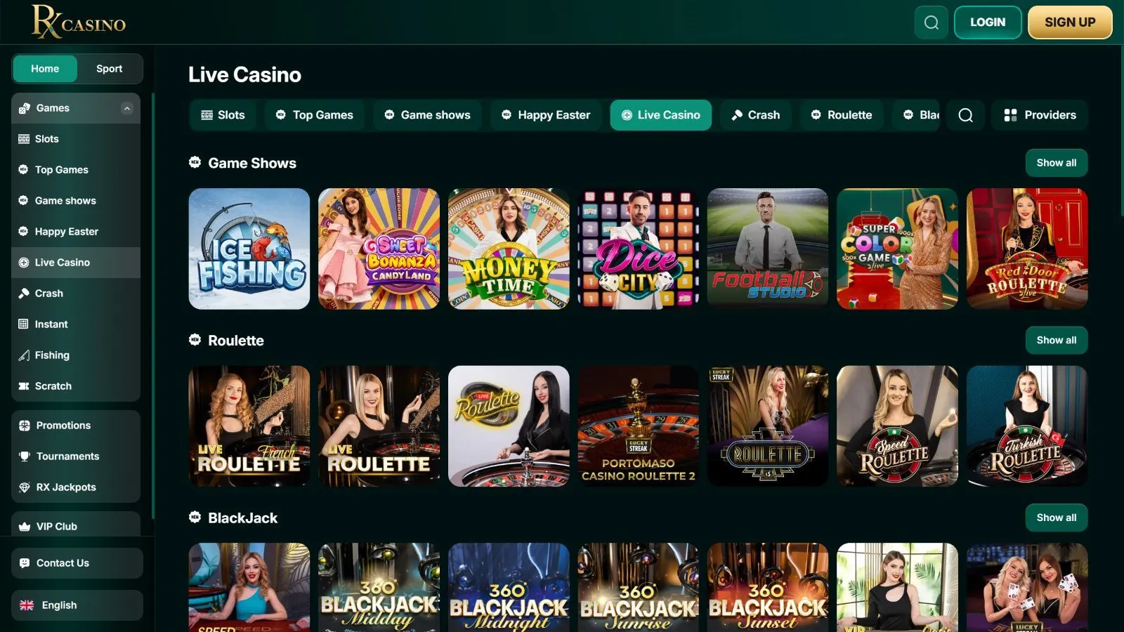 RX Casino Review 2026 preview 5
