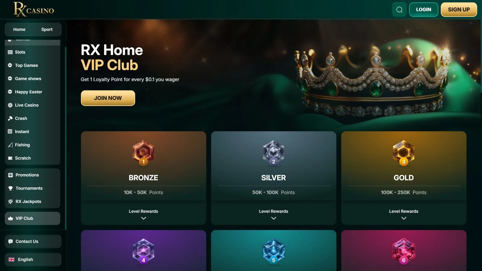 RX Casino Review 2026 preview 3