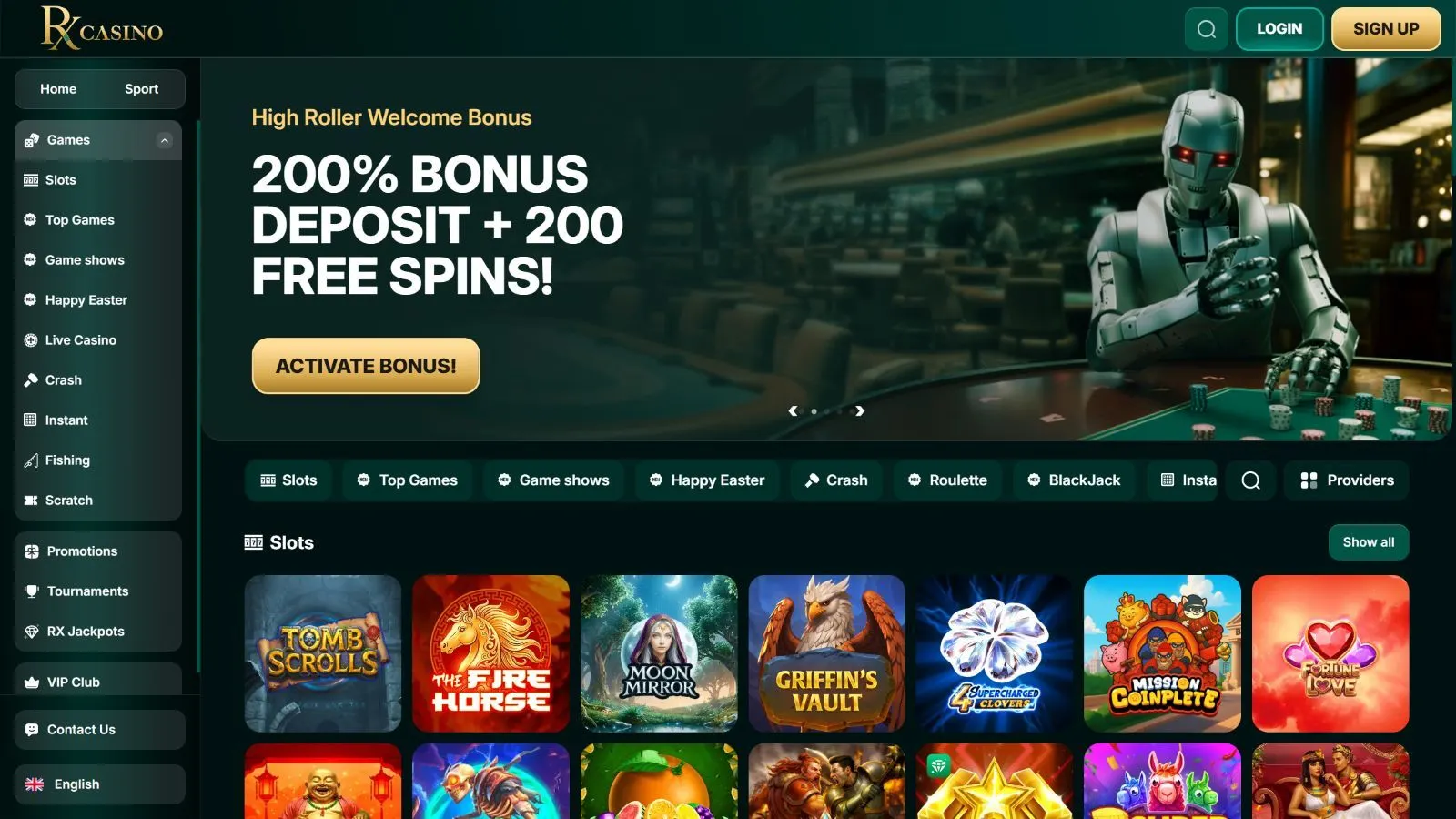 RX Casino Review 2026 preview 10