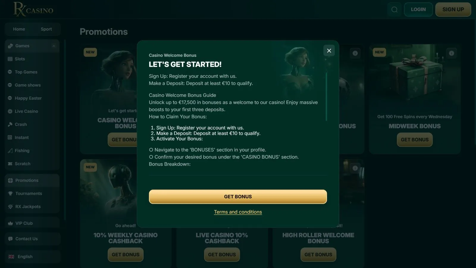 RX Casino Review 2026 preview 2