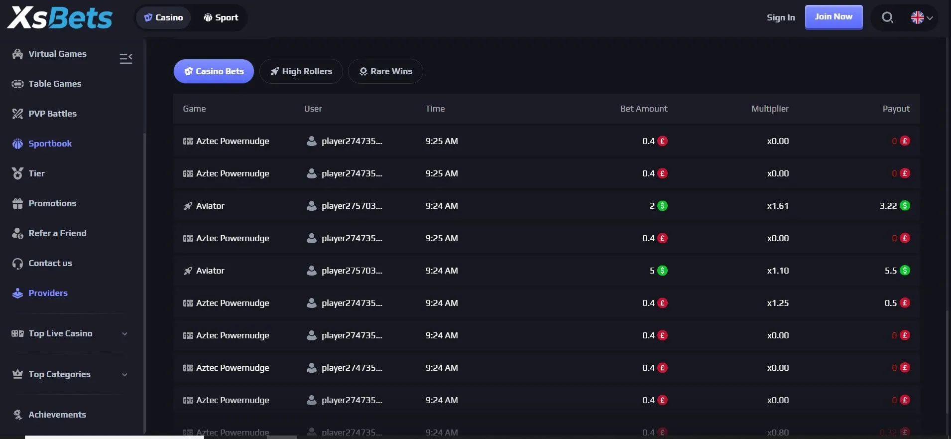 XsBets Casino Review preview 1