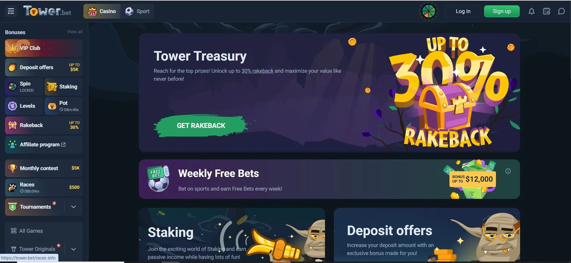 Tower.bet Casino Review 2026 preview 1