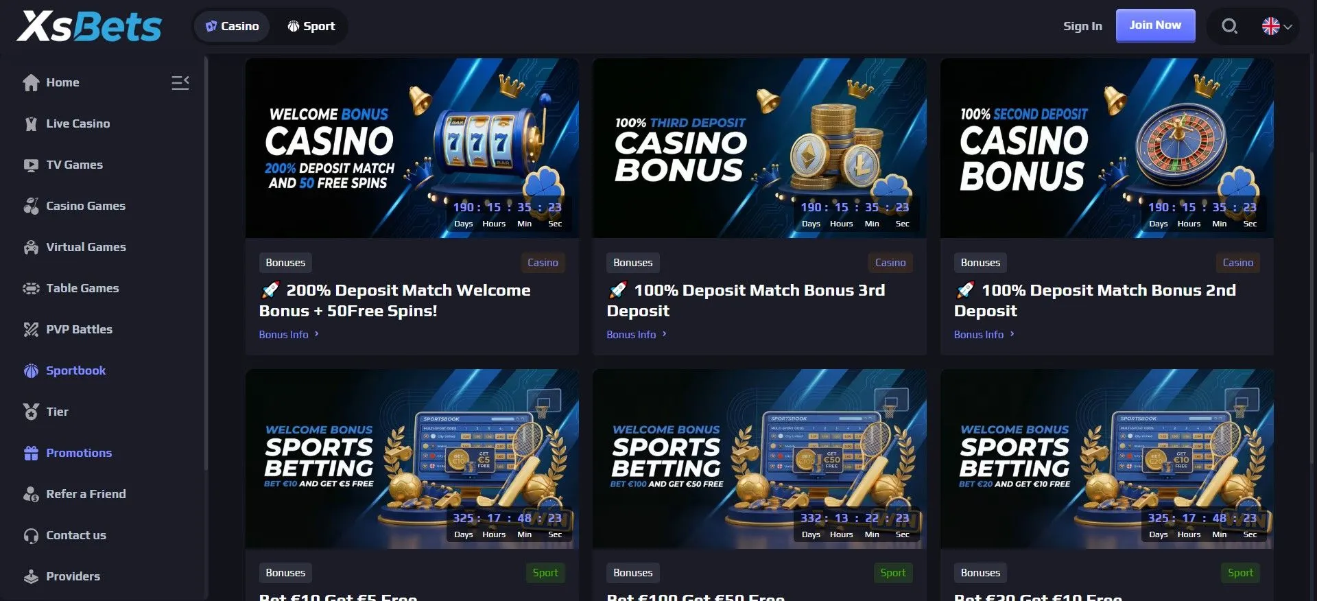 XsBets Casino Review preview 4